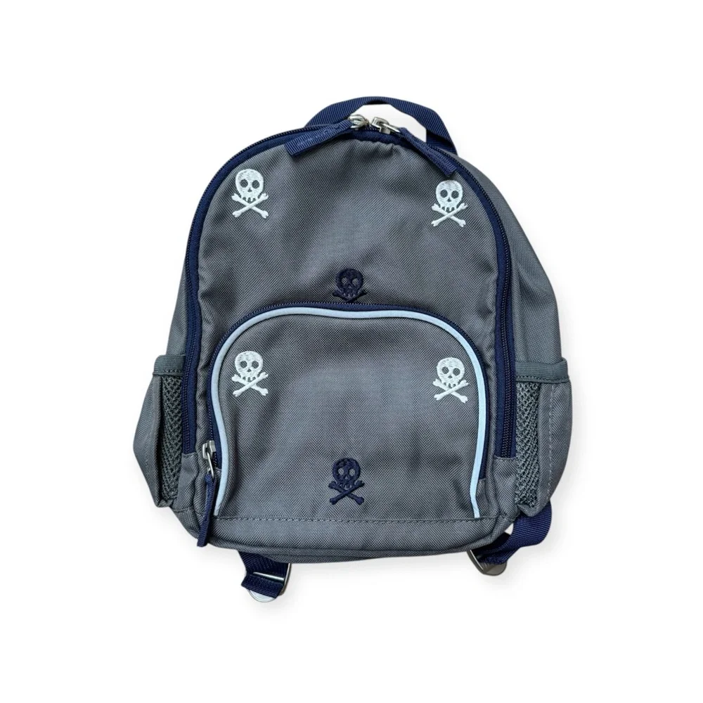 Pottery Barn Kids‎ Embroidered Skull And Crossbones Mini Backpack